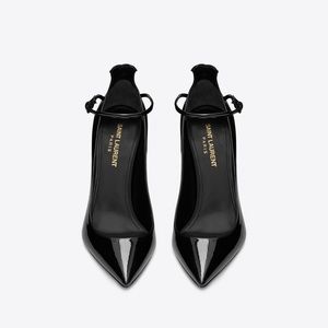 Saint Laurent Y 105 Ankle Strap Pump